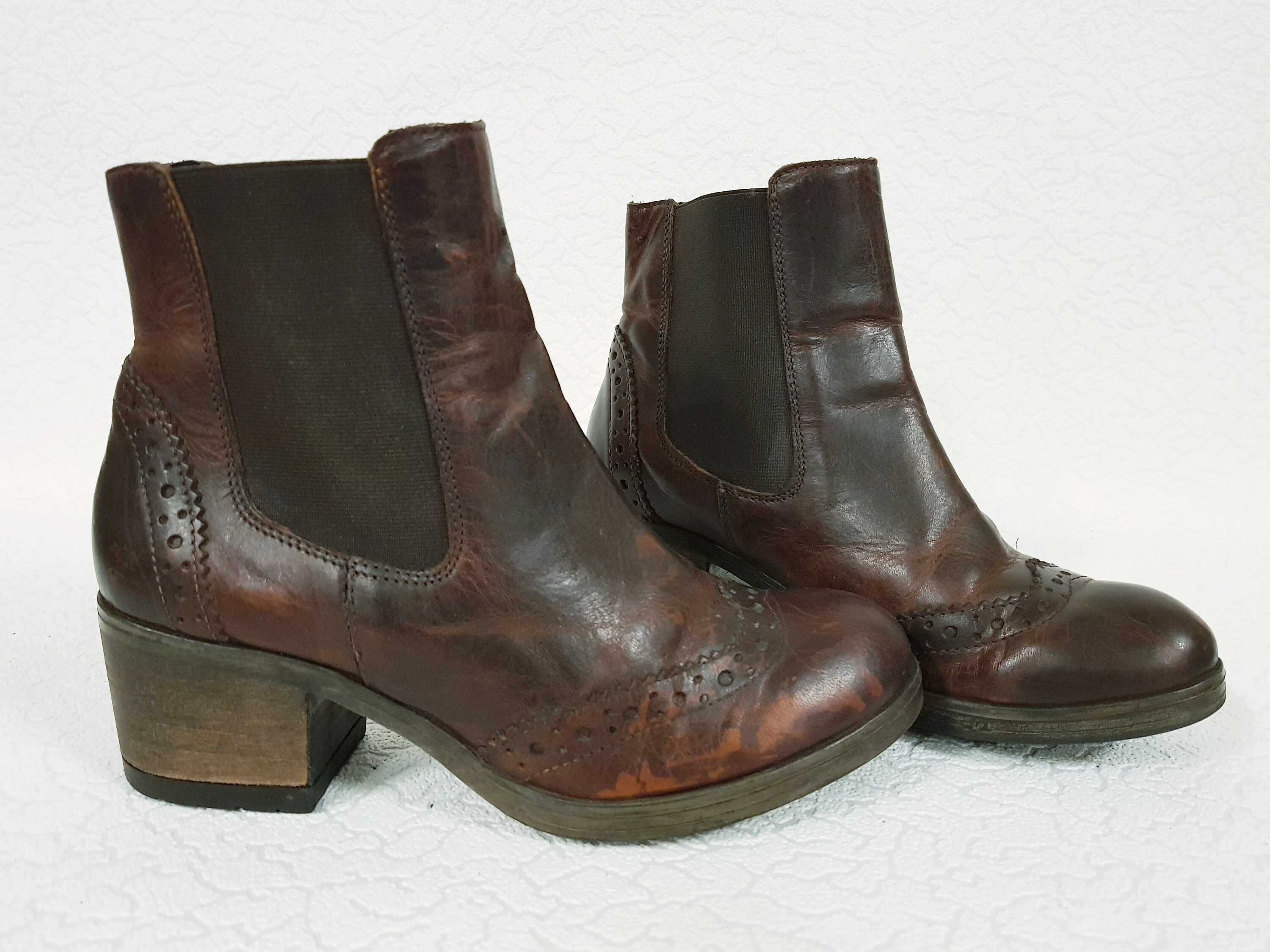 Invito Design leren laarzen Luxe Women's Half boots - Etsy Nederland