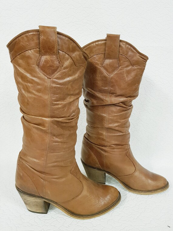 Steve Madden Luxury Distributeur Dames cowboylaarzen Kickback - Etsy  Nederland