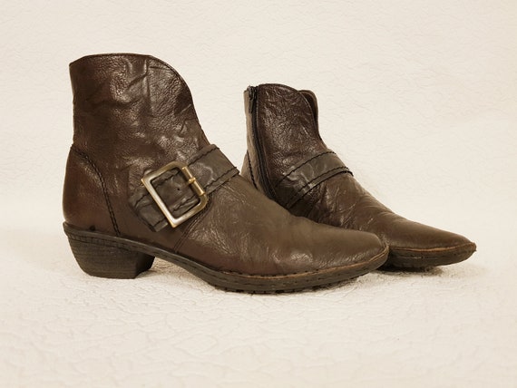winnaar naaien Gewoon Rieker Vintage Retro Style Boots Low Leather Boots Design - Etsy