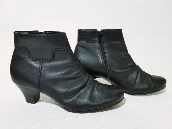 vasthoudend limiet gemakkelijk Jenny By Ara Design Duitsland leren laarzen Luxe Dames Halve - Etsy  Nederland