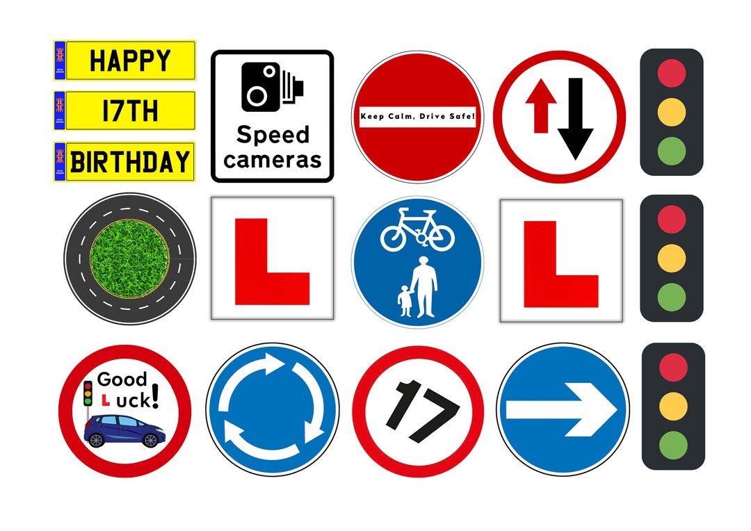 Learner Driver Cupcake Topper 17th Birthday or Any Age You Choose Etsy UK