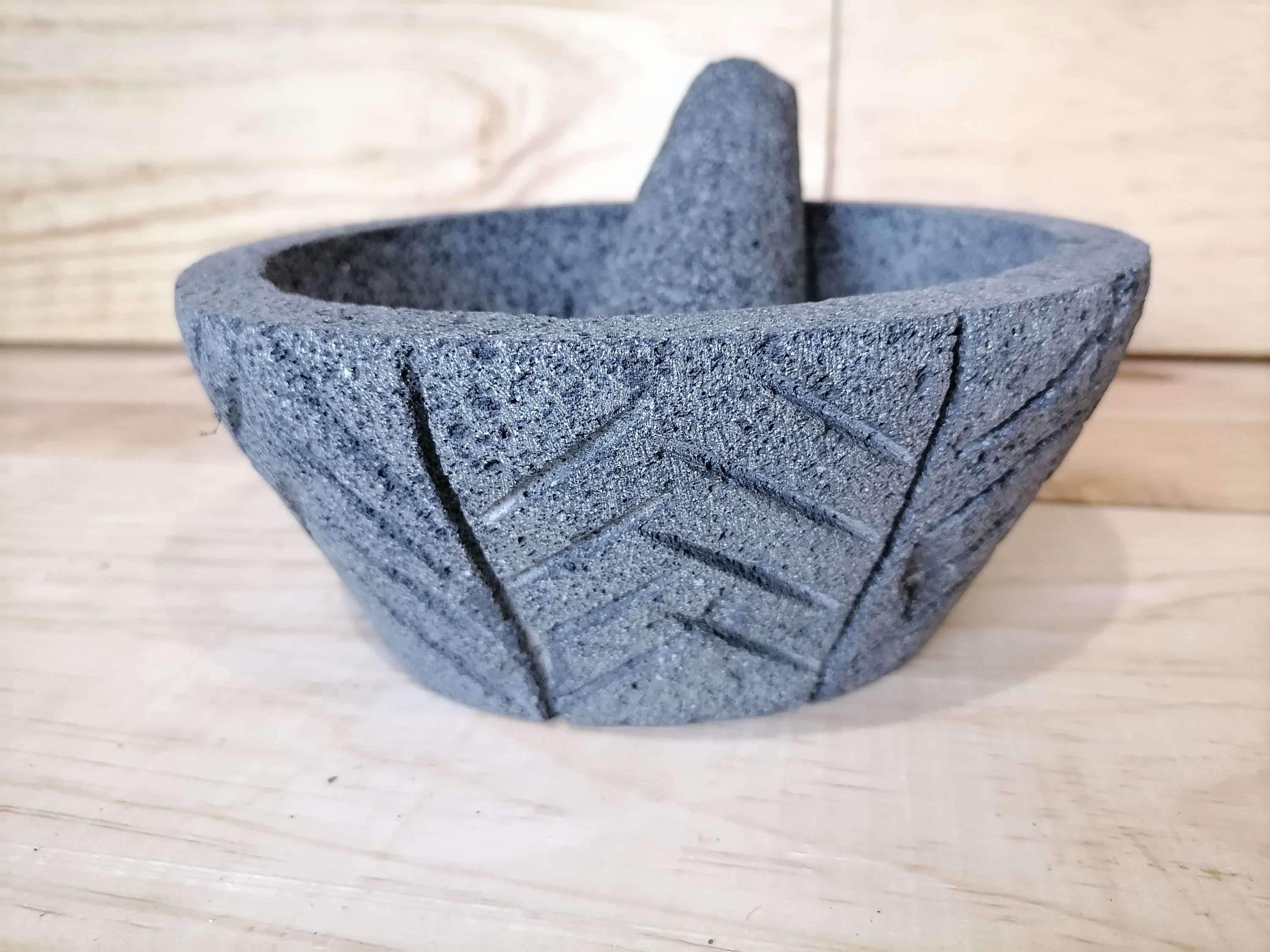 Carved molcajete 8 inch diameter lava rock. Mexican molcajete Etsy