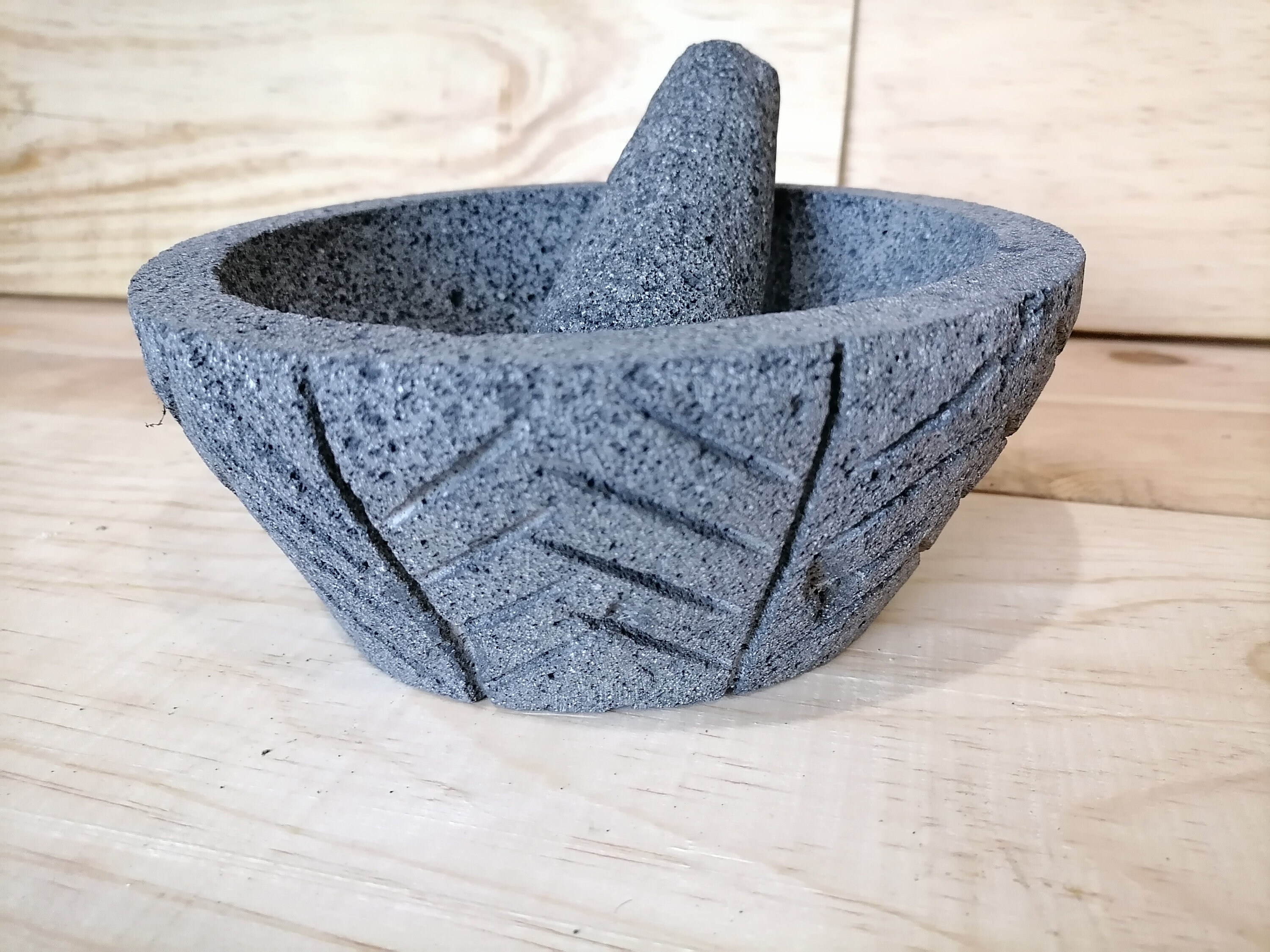 Carved molcajete 8 inch diameter lava rock. Mexican molcajete Etsy