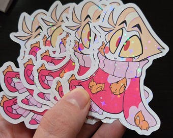 Adorable Duck Sweater Lucifer Vinyl Sticker