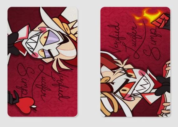Verified Lucifer Simp - Pearl Paper Photocards - Etsy