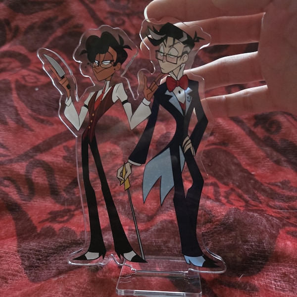 Human Alastor and Vincent Whittman Acrylic Standee