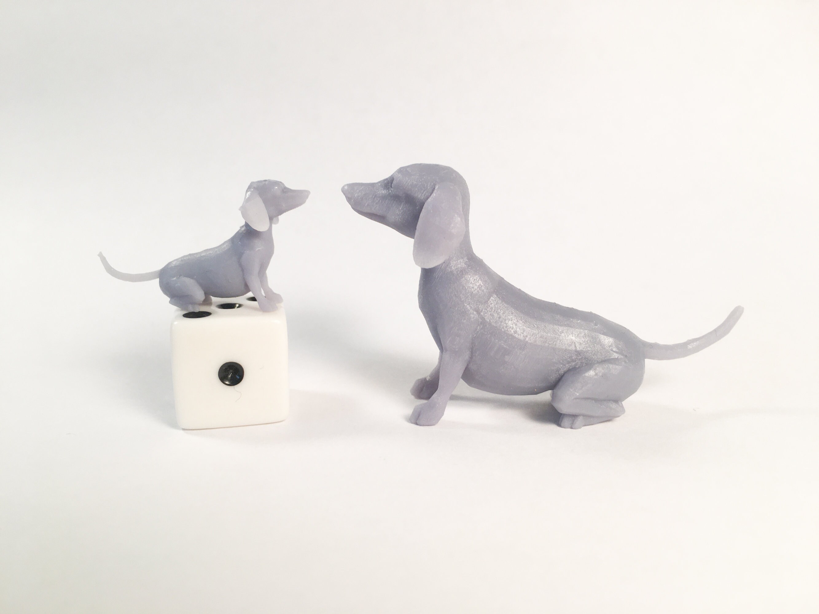 Miniature Dachshund Figurine 1/12 Dollhouse Scale or 1/24 Etsy