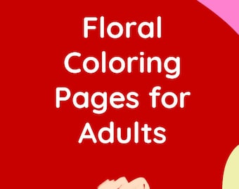 Floral Coloring Pages For Adults