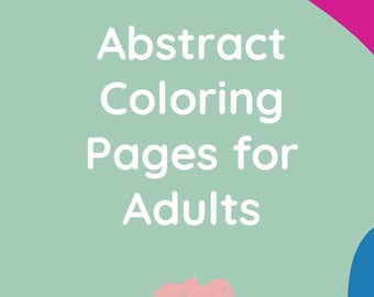 Páginas para colorear abstractas para adultos