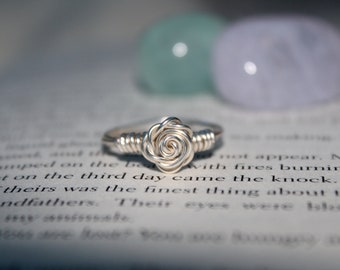 rose wire ring