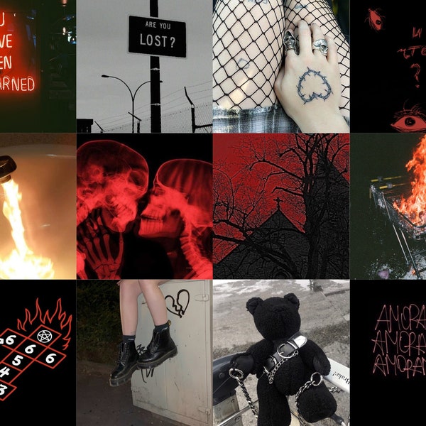 Grunge Collage Kit - Etsy
