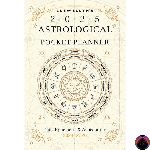 2025 Astrological Pocket Planner Daily Moon, Zodiac Signs, Retrogrades, Aspects & Star
