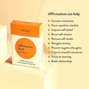 AFFIRMATIONSKARTEN für Kinder! Zum Inspirieren & Motivieren von Kindern im Alter von 6-12 Jahren
