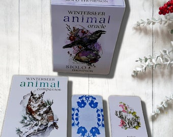 Winterseer Animal Oracle Cards with Guidebooks | Spirit Animals of Northern Climemate | Celtic & Norse Mythology