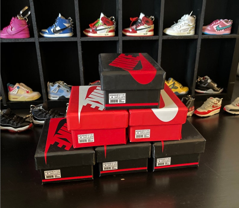 3D Sneaker Mini Keychain Hypebeast Accessories Etsy