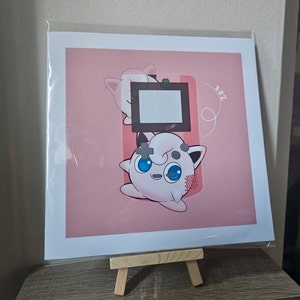 CUTE JIGGLYPUFF GAMEBOY Print