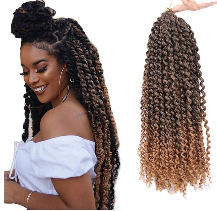 Gottin Hair Box Braids Crochet Hair 6 Packs 24 Inch Brown Ombre Crochet Box  Braids Braided 22 Strands Over 60 Colors Gorgeous Crochet Braids Hair