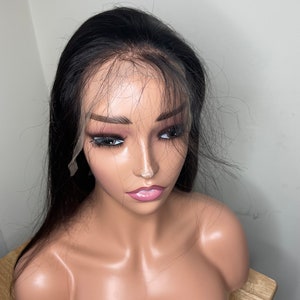 Straight Human Hair Lace Front Wig 13×4 Lace Frontal Wigs