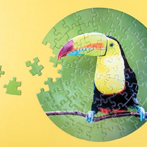 Round Puzzle Personalize Diameter 18.4 cm