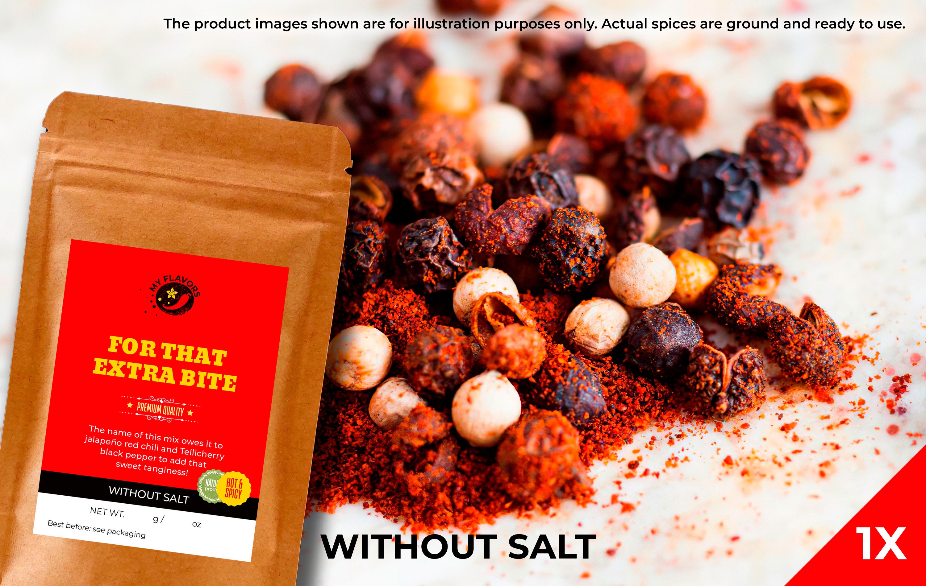 Hot & Spicy Spices Set 4 Spice Mix Seasoning Mixes Ghost Etsy UK