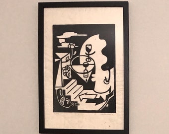 Linoprint “VINO 2022”