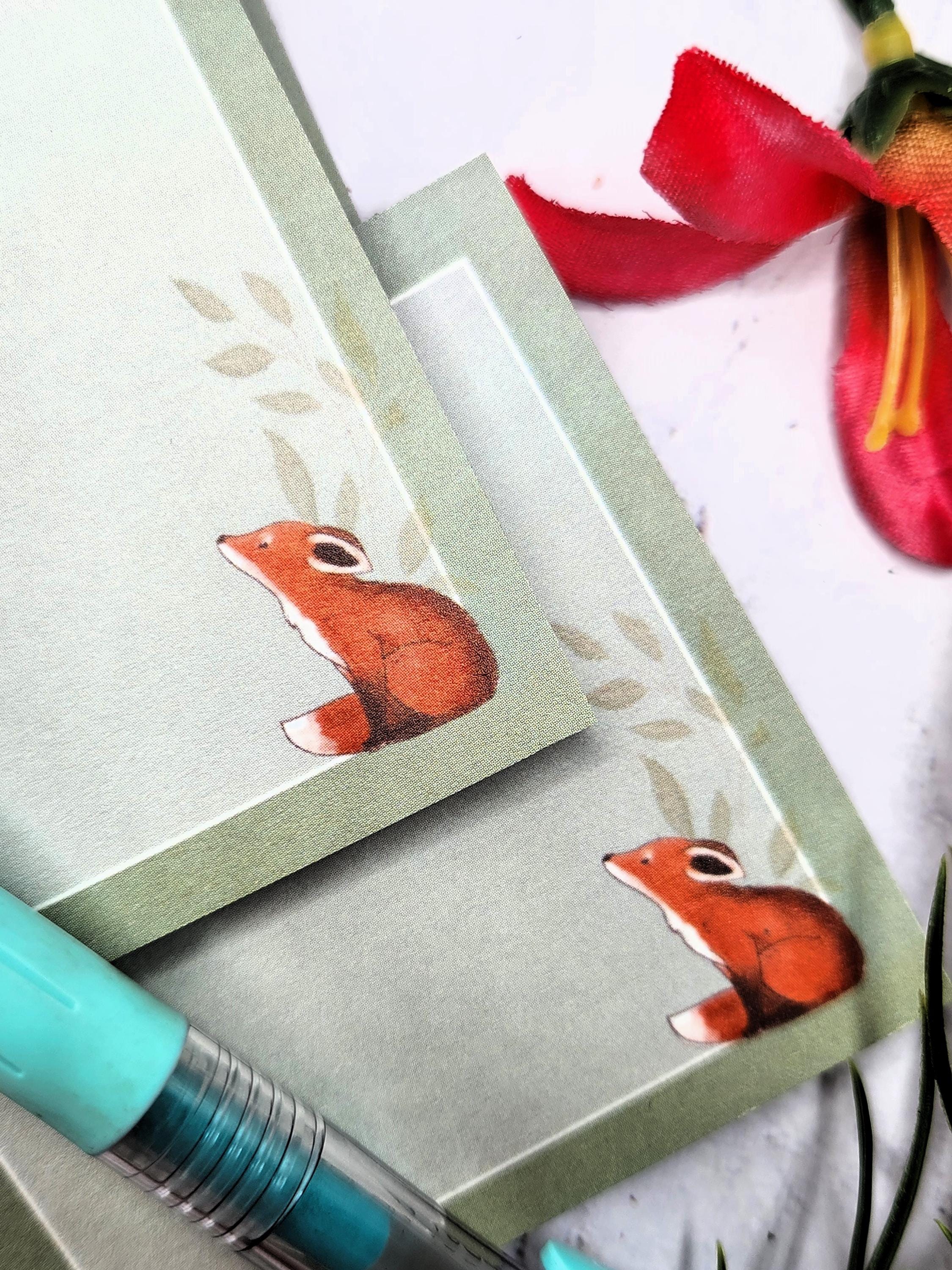 Fox Sticky Notes: Forest Dreams Memo Pad - Back to School - Etsy