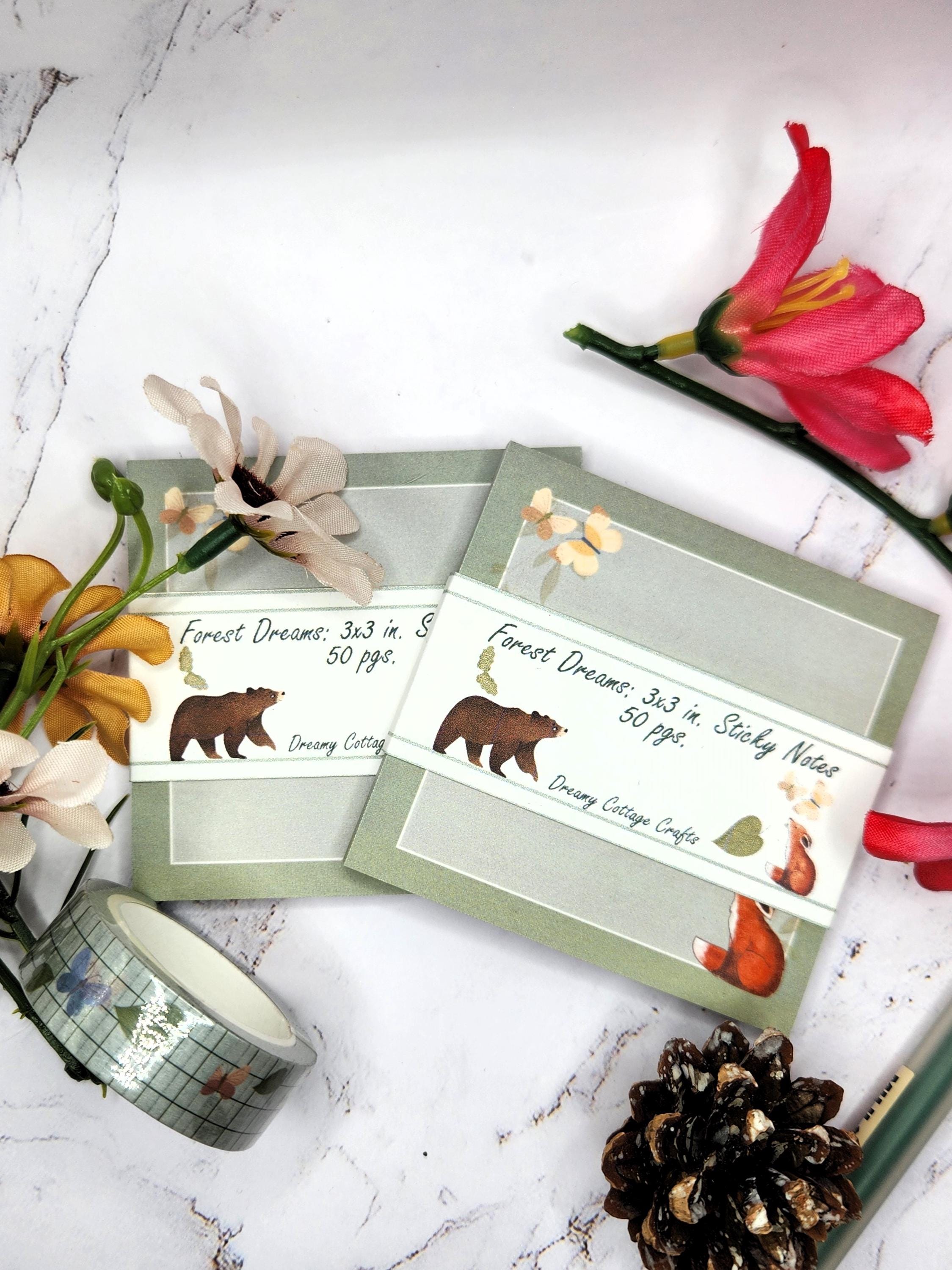 Fox Sticky Notes: Forest Dreams Memo Pad - Back to School - Etsy