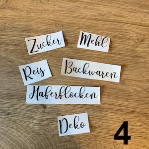 Etiketten / Beschriftung / Aufkleber für Küche / Haushalt / Vorrat / Ordnungssystem / Keller / Aufbewahrung / Ordnung / Bad / Labels Bild 5