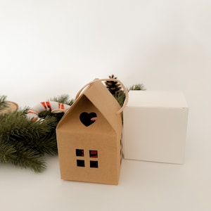 Geschenkverpackung Weihnachtskugeln / zum Artikel personalisierte Weihnachstkugeln / Verpackung