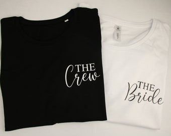 JGA TShirts / Team Braut / Bride Babes / Hochzeit / Personalisiert / Geschenk / Damen /Junggesellenabschied / Brautjungfer