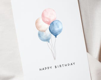 Postkarte Happy Birthday / Geschenk Geburtstag / Herzlichen Glückwunsch / Geburtstagskarte / Dankeschön / Geburtstagsgeschenk