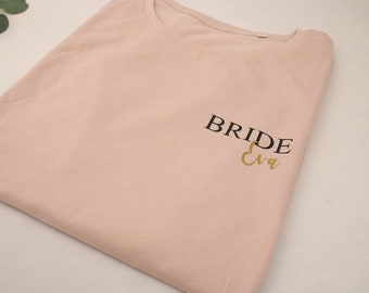 JGA TShirt / Bride / Bride / Team Bride / Wedding / Personalized / Babes / Gift / Ladies / Bachelor Party / Bridesmaid