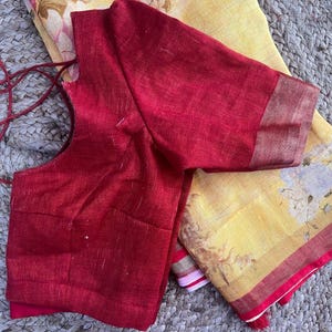 Saree with Customised blouses