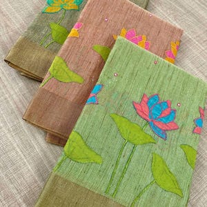 Saree with Customised blouses