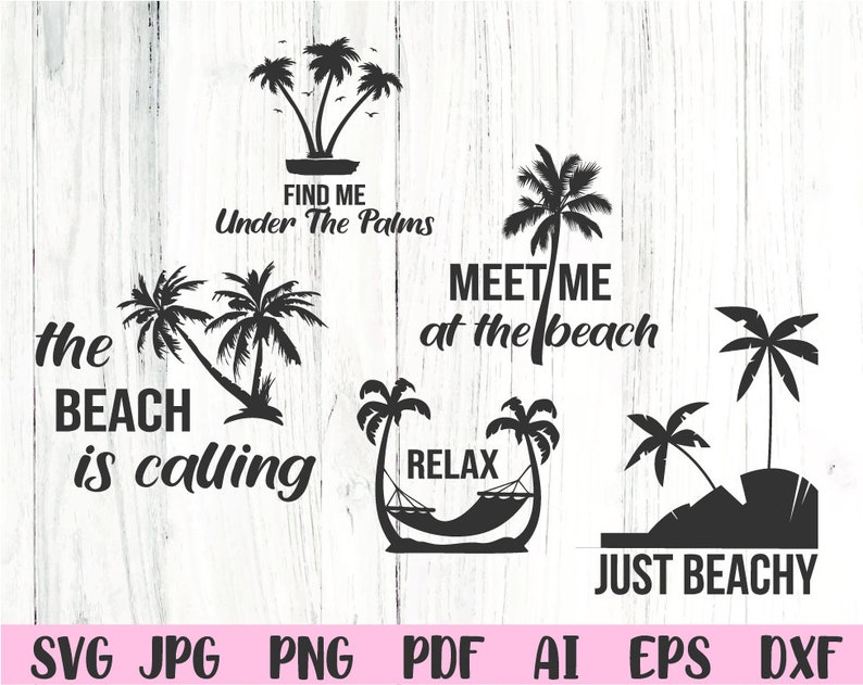 Beach List Svg Beach Svg Summer Svg Ocean Svg Svg Files for | Etsy