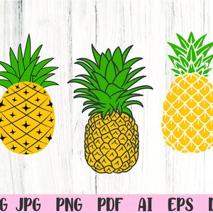 Pineapple Svg Summer Svg Fruit Svg Svg Files for Cricut Instant ...