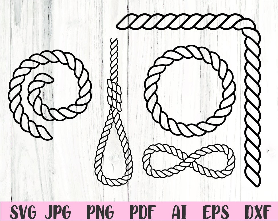 Rope Svg Nautical Rope Svg Nautical Knot Svg Svg Files for - Etsy Australia
