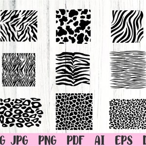 Animal Print Svg Leopard Print Svg Cheetah Print Svg Tiger - Etsy