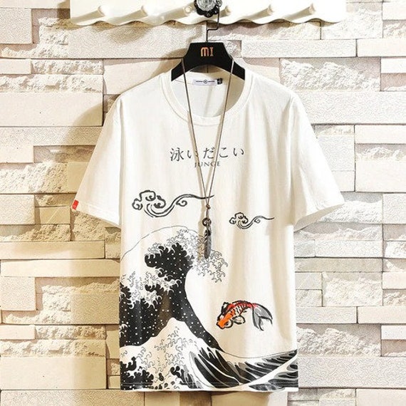 Buy Oversized T Shirt Harajuku Style Anime Coi Fish in the Ocean Online in India - Etsy Buy Oversized T Shirt Harajuku Style Anime Coi Fish in the Ocean Online in India - Etsy