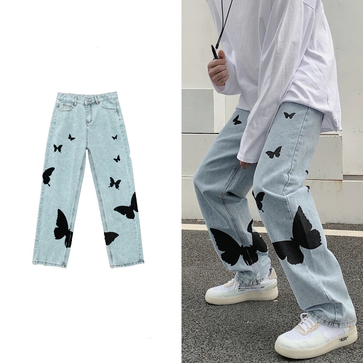 Butterfly Jeans | Etsy Australia