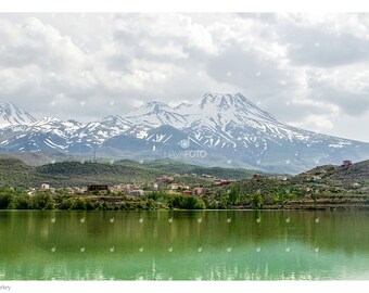 Digital Art, Mountain and Natural Landscape, Aksaray, Turkey / Downloadable Digital Artwork, Original Photograph, Printable Photography