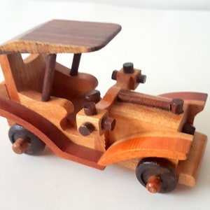 Vintage Wooden Car// Collector Car// Gift Idea