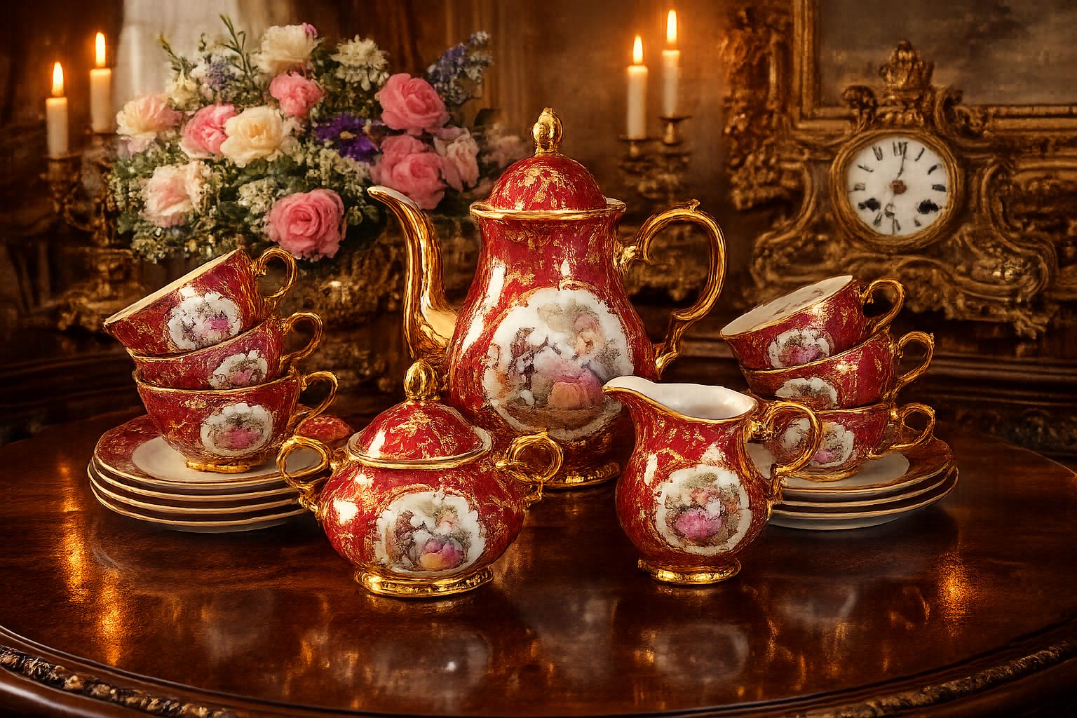 Antique Bavaria Tea Set - Etsy Canada