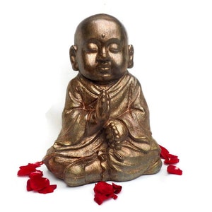 Buddha statue buddha figurine zen art porcelain buddha meditation buddha zen decor large  monk ceramic buddha gift for Buddhist Buddhism