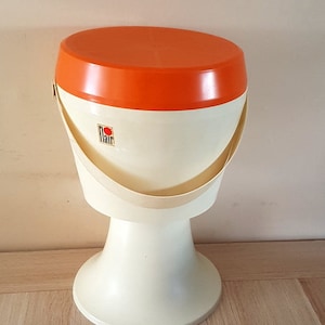 Caja de costura de plástico, cesta de costura, caja de costura vintage