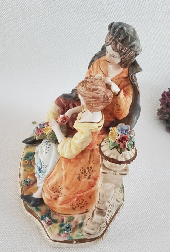 Buy Large Porcelain Capodimonte Figurine Online in India - Etsy
