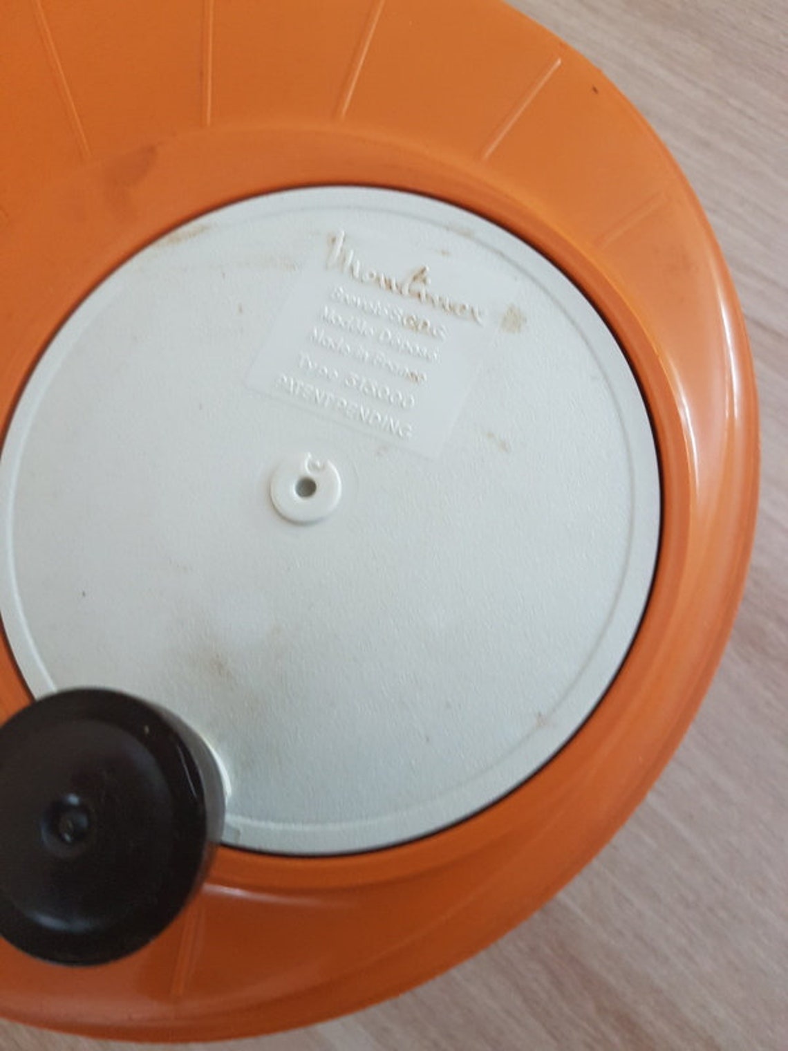 Vintage Moulinex Salad Spinner 1970s Moulinex Salad Spinner Etsy