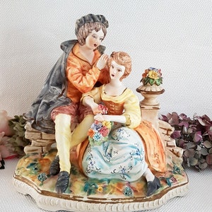 Large  Porcelain Capodimonte  Figurine