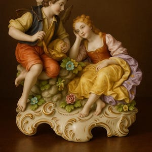 Vintage Capodimonte  figurine of couple