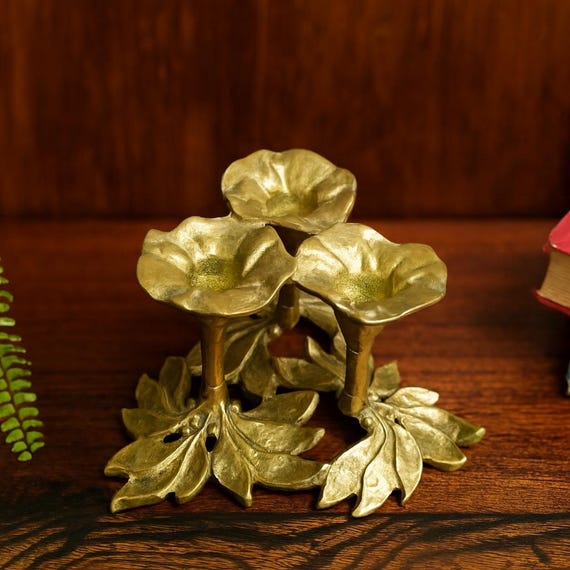 アンティーク真鍮の燭台 - Etsy 日本